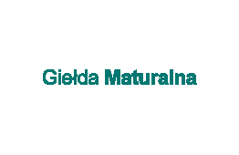 Logo serwisu gielda maturalna